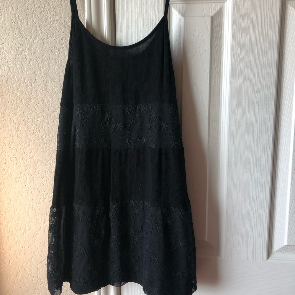 Charming Charlie’s black mini dress, size small